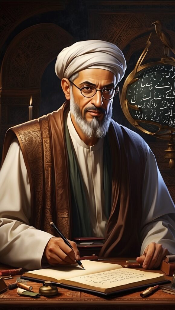 Default Draw a picture of the Islamic scientist AlKhwarizmi th 1